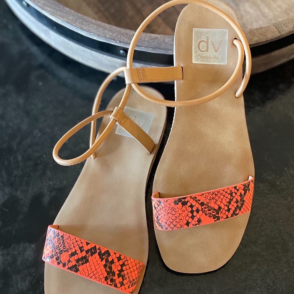 Dolce Vita Snake Skin Sandal